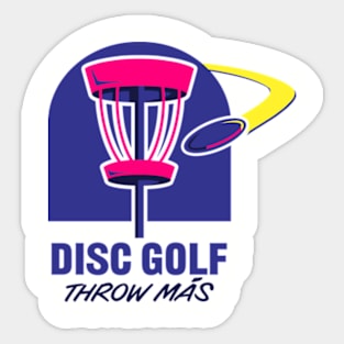 Disc Golf Throw Mas Design Sticker